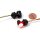 3in1 Micro LED Blinker Rücklicht Bremslicht Set schwarz 12V getönt ECE universal