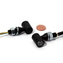 3in1 LED Mini Blinker schwarz Rücklicht Bremslicht...