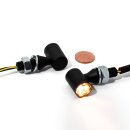 3in1 LED Mini Blinker schwarz Rücklicht Bremslicht Set 12V getönt ECE universal