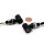 3in1 LED Mini Blinker schwarz Rücklicht Bremslicht Set 12V getönt ECE universal