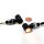 3in1 LED Mini Blinker schwarz Rücklicht Bremslicht Set 12V getönt ECE universal