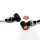 3in1 LED Mini Blinker schwarz Rücklicht Bremslicht Set 12V getönt ECE universal