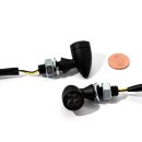 Mini-Blinker Set schwarz Micro LED getönt Bullet ECE...