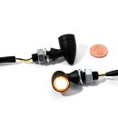 Mini-Blinker Set schwarz Micro LED getönt Bullet ECE Custom universal