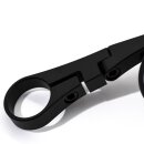 Lenkerendenspiegel Motorrad Spiegel dünn E-geprüft Alu Set Schwarz 7/8 1 Zoll