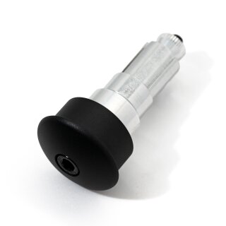 Lenkerenden Lenkergewicht Alu Schwarz für Lenkerendenspiegel Ø30mm innen 12-21mm