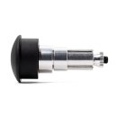 Lenkerenden Lenkergewicht Alu Schwarz für Lenkerendenspiegel Ø30mm innen 12-21mm