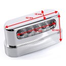 12V Led Kennzeichenbeleuchtung B-Ware ABS Custom Chrom...