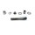 Kit de Extensión de Retrovisores Negro para Harley Davidson Dyna Softail 56000042