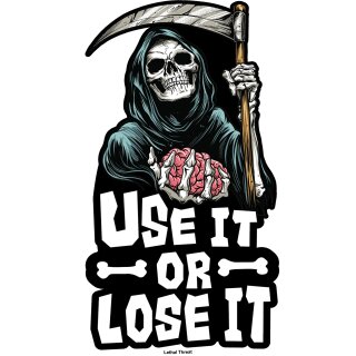 Sticker Use It Or Lose It Mini Sticker 9 x 5 cm Sticker
