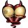 Aufkleber Teufel Hintern 6,3 x 8,5 cm – Devil Ass Mini Sticker