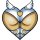 Aufkleber Engel Hintern 6,3 x 8,5 cm – Angel Ass Mini Decal