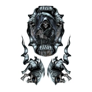 Aufkleber Reaper-Aufkleber-Set 32 x 14,6 cm – Reaper Decal Kit