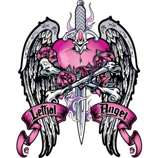 Angel Dagger Mini Sticker 6.3 x 8.5 cm – Angel Dagger Mini Decal