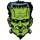 Autocollant Frankenstein Mini 7,6 x 5,1 cm – Franky Mini Sticker Decal