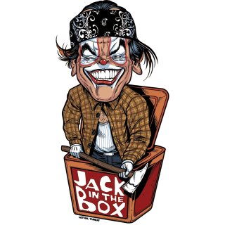 Adesivo Jack in the Box Mini Sticker 9 x 5 cm – Jack in the Box Decal