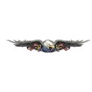 Aufkleber Adler USA XL 89 x 14 cm – Eagle Strike Decal