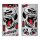 Chrome sticker set Gorilla 2x 28 x 15 cm – 10-piece Beast Mode Series Chrome Sticker Pack
