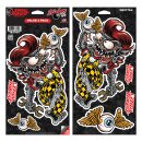 Monster Eye Sticker Set 2x 28 x 15 cm – 7-piece Big Bore Sticker Bomb Pack