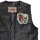 Écusson Raising Hell Skull n Devil 13 x 13 cm – Patch pour veste et gilet de motard