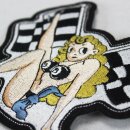 Écusson Lady Luck Vintage 13 x 13 cm – Patch pour veste et gilet de moto