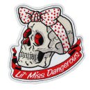 Parche Polka Dot Ribbon Calavera 13 x 13 cm –...