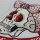 Aufnäher Polka Dot Ribbon Totenkopf 13 x 13 cm – Patch für Motorrad Jacke & Weste