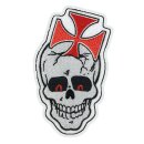Parche calavera Cruz de Hierro 13 x 8 cm – Skull...