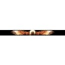 Aufkleber Feuer Adler XXL 152 x 13 cm – Fire Eagle Windshield Sticker