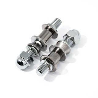 Spiegeladapter Set Gewinde Adapter Spiegel Chrom für Harley Davidson 5/16-18 UNC