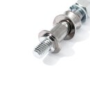 Spiegeladapter Set Gewinde Adapter Spiegel Chrom für Harley Davidson 5/16-18 UNC