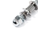 Spiegeladapter Set Gewinde Adapter Spiegel Chrom für Harley Davidson 5/16-18 UNC