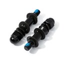 Spiegeladapter Set Gewinde Adapter Spiegel schwarz für Harley Davidson 5/16-18 UNC