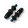 Spiegeladapter Set Gewinde Adapter Spiegel schwarz für Harley Davidson 5/16-18 UNC