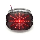 Rücklicht LED flach smoke B-Ware Low Profile dunkel getönt für Harley Davidson ECE
