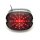 Rücklicht LED flach smoke B-Ware Low Profile dunkel getönt für Harley Davidson ECE