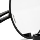 Handlebar end mirrors SET Motorcycle thin E-approved aluminum set Black 7/8 1 inch mirrors