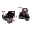 2" Riser Schwarz B-Ware Alu verstärkt f Harley-Davidson kurz Lenkerbefestigung Erhöhung