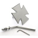 Spiegel Malteser B-Ware Eisernes Kreuz Iron Cross Chrom für HD Harley Chopper Custom