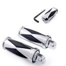 Fußrasten & Schalthebelpedal Set chrom Diamond...
