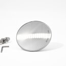 Round classic small mirror 3" Chrom for Harley Davidson Chopper Old School