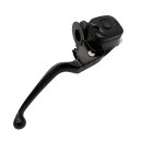 Griffarmaturen Set Lenkerarmaturen Schwarz für Harley XL Dyna Softail 96-05