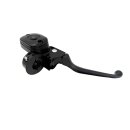 Griffarmaturen Set Lenkerarmaturen Schwarz für Harley XL Dyna Softail 96-05