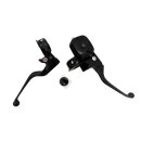 Griffarmaturen Set Lenkerarmaturen Schwarz für Harley XL Dyna Softail 96-05