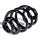 Sitzfeder 4" Schwarz Black B-Ware Solositz Custom Chopper f. Harley Schwingsitz Bobber
