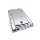 Estensione console serbatoio cromata per Harley-Davidson Softail 1984–1999 & FXWG Wide Glide 1983–1985