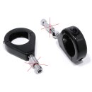 Blinker Gabel Halter Befestigung Klemmen B-Ware Schwarz...