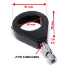 Blinker Gabel Halter Befestigung Klemmen B-Ware Schwarz für Harley 39mm Universal