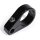 Alu Schwarz Kabelklemme 1" Lenkerklemme B-Ware Gaszug 25mm für Harley Davidson Custom